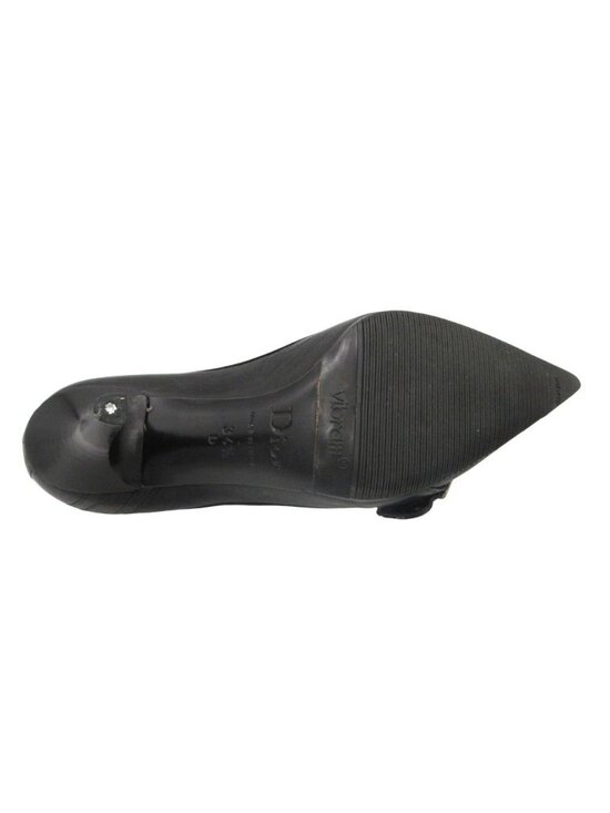 Dior Era Belt Leather Pointed Toe Y2k Shu Highheels Pinheels Black 34 2 1 21.5